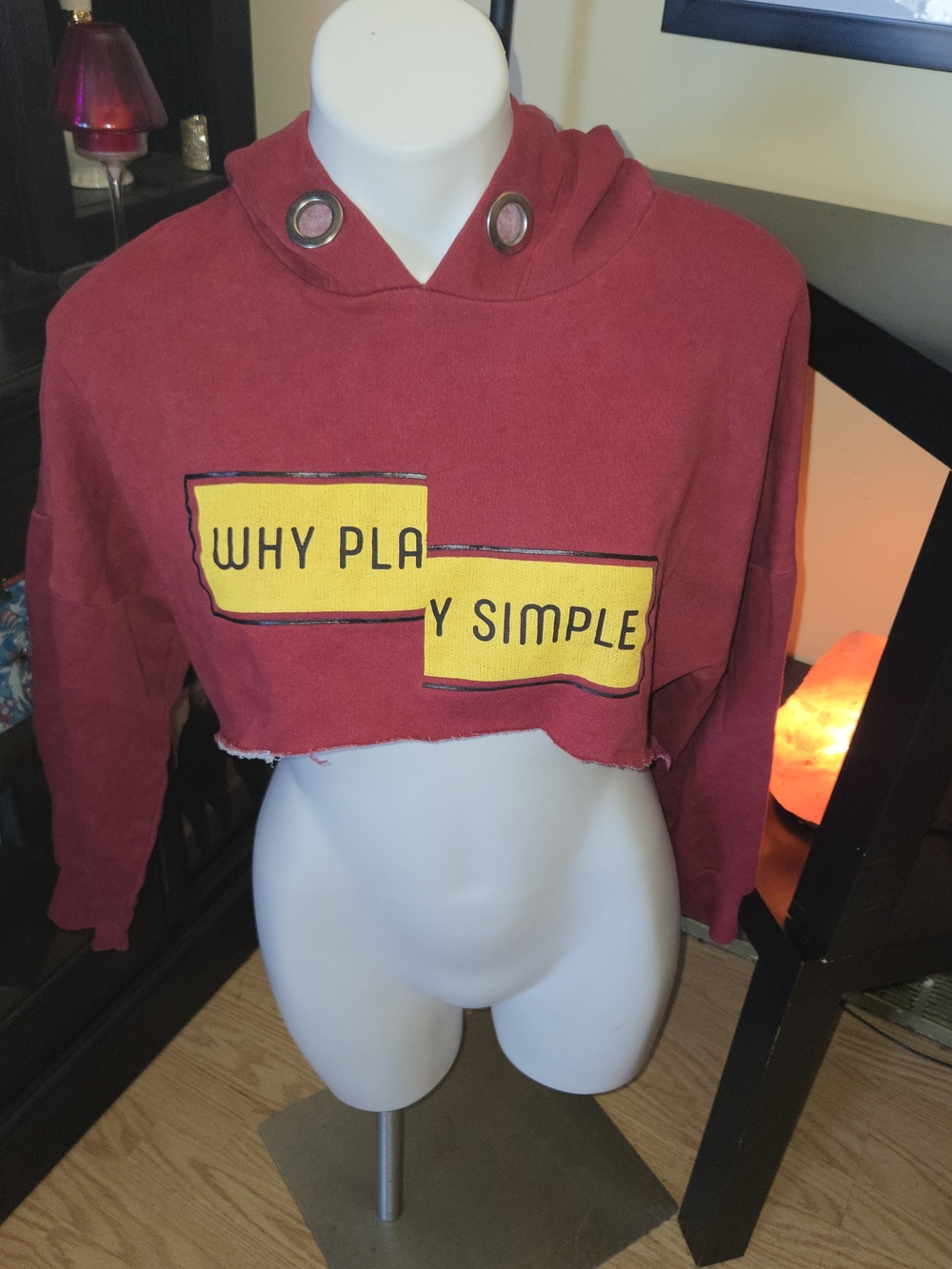 Zara Play Simple Cropped Sweatshirt ✨